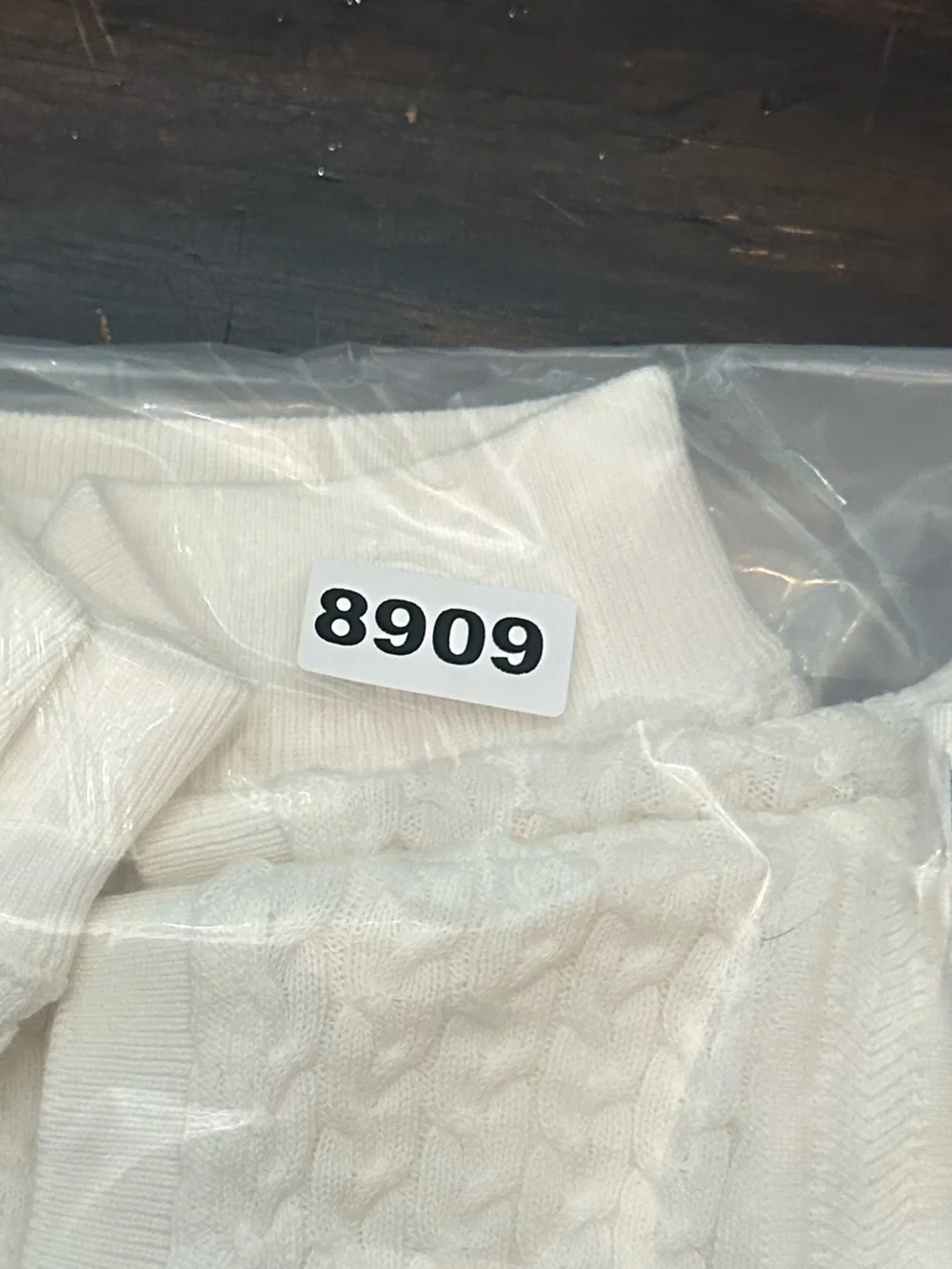 Masters Collection Cable Knit Golf Sweater Vest White Size Small 38909